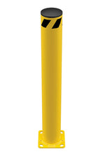 Load image into Gallery viewer, Vestil BOL-42-5.5 Yellow Powder Coat Pipe Safety Bollard, Steel, 5-1/2" OD, 42" Height