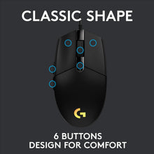 Load image into Gallery viewer, Logitech G203 RGB Wired Gaming Mouse