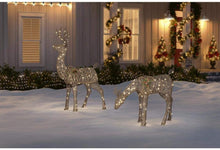 Load image into Gallery viewer, Home Accents Holiday 3.5 ft Meadow Frost Animated LED Brown Doe