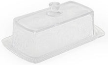 Load image into Gallery viewer, The Pioneer Woman Adeline Glass Butter Dish with Salt And Pepper Shaker Set
