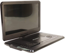 Load image into Gallery viewer, Sylvania 15.6-Inch Swivel Screen Portable DVD Player with USB &amp; SD Card Slot &amp; Rechargeable Battery