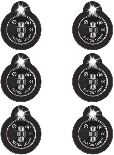 BUTTON LAMP Adhesive LEDs Light Package - Lightweight, Ultra Small, Ultra Bright LED Utility Lights