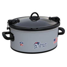 Load image into Gallery viewer, Crock-Pot New England Patriots NFL 6-Quart Cook &amp; Carry Slow Cooker