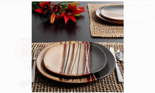 Load image into Gallery viewer, Better Homes and Gardens Bazaar Brown 16-Piece Dinnerware Set, Ceramic , Stone