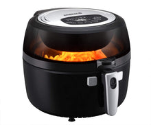 Load image into Gallery viewer, UNIQUE!!! Emerald 6.5 Liter Rotating Air Fryer with Digital LED Timer and Temperature Control- 1350 Watts (1808)