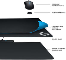 Load image into Gallery viewer, Logitech G Powerplay Wireless Charging System for G703, G903 Lightspeed Wireless Gaming Mice, Cloth or Hard Gaming Mouse Pad