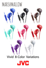 Load image into Gallery viewer, JVC Memory Foam Earbud Marshmallow Memory Foam Earbud with Mic Pink (HAFX38MP)