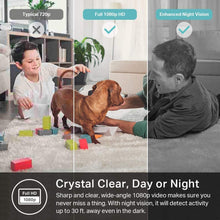 Load image into Gallery viewer, Kasa Indoor Camera by TP-Link, 1080p HD Smart Home Security Camera with Night Vision, 2-Way Audio, Motion Detection for Pet Baby Monitor, Works with Alexa &amp; Google Home (KC120)