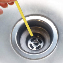 Load image into Gallery viewer, SANI 360° Sani Sticks Drain Cleaner and Deodorizer | Non-Toxic, Enzyme Formula to Eliminate Odors and Helps Prevent Clogged Drains | Septic Tank Safe | 24 Pack, Lemon