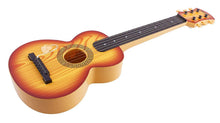 Load image into Gallery viewer, Toy Guitar Rock Star 6 Stringed Toy Guitar Musical Instrument w/ Guitar Pick Vibrant Colors Acoustic Kids Children's Tunable Vibrant Sounds Ukulele (Light Brown)
