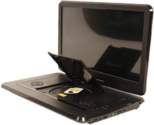 Load image into Gallery viewer, Sylvania 15.6-Inch Swivel Screen Portable DVD Player with USB &amp; SD Card Slot &amp; Rechargeable Battery