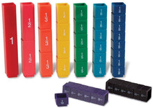 Load image into Gallery viewer, Learning Resources Fraction Tower Fraction Cubes, 51 Pieces