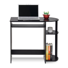 Load image into Gallery viewer, Furinno 14098R1EX/BK Easy Assembly Computer Desk, Espresso