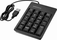 Load image into Gallery viewer, Insignia Wired Keypad - Black - Model: NS-PNKNUM19