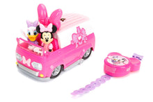Load image into Gallery viewer, Jada Toys Disney Junior Minnie Mouse Happy Helper&#39;s Van RC/Radio Control Toy Vehicle, Pink/White