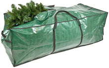 Load image into Gallery viewer, [Rolling Duffle Bag Tree Storage Bag] - Wheeled 9 Foot Christmas Tree Storage Bag for Artificial Trees up to 9 Feet Tall - Durable Tarp Fabric | Santa's Bags