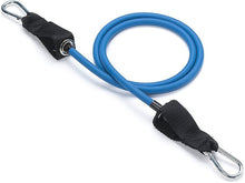 Load image into Gallery viewer, Black Mountain Products Resistance Band Set with Door Anchor, Ankle Strap, Exercise Chart, and Carrying Case