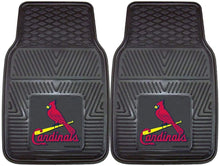 Load image into Gallery viewer, Heavy Duty Vinyl Car Mats - Set of 2 - St Louis Cardinals