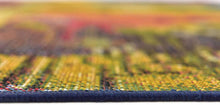 Load image into Gallery viewer, Unique Loom Outdoor Modern Collection Watercolor Abstract Transitional Indoor and Outdoor Flatweave