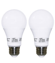 Load image into Gallery viewer, Euri Lighting EA19-2021e-2 LED A19 Bulb, Everyday Line, Warm White 2700K, Dimmable, 9.5W (60W Equivalent) 800 lm, 230 Degree Beam Angle, Medium Base (E26), UL &amp; Energy Star Listed (Pack of 2)