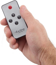 Load image into Gallery viewer, It&#39;s Exciting Lighting IEL-5778 Glass Pendant Nickel IR LED Light With Brushed Nickel And Frosted Glass Shade, Battery Operated With 24 Included LEDs