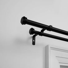 Load image into Gallery viewer, Exclusive Home Curtains Double Curtain Rod and Finial Set