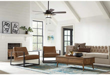 Load image into Gallery viewer, Shanahan 52 in. Bronze LED Ceiling Fan with Light Kit Works Google Assistant and Alexa