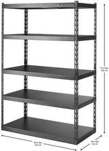 Load image into Gallery viewer, Gladiator&quot;48&quot; Wide EZ Connect Rack with Five 24&quot; Deep Shelves&quot;, hammered granite