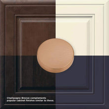 Load image into Gallery viewer, Liberty Mandara 1-1/4 in. (32mm) Champagne Bronze Square Cabinet Knob (10-Pack)