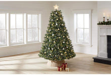 Load image into Gallery viewer, Home Accents Holiday 7.5 ft Sparkling Amelia Pine LED Pre-Lit Artificial Christmas Tree with Warm White Lights