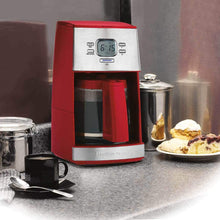 Load image into Gallery viewer, Hamilton Beach Ensemble 12-Cup Coffeemaker with Glass Carafe, Red