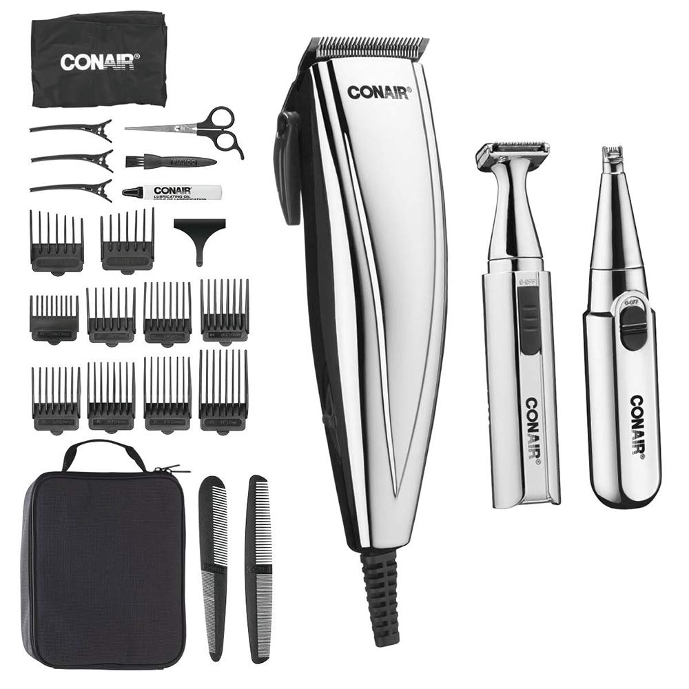ConairMAN 3-in-1 Chrome Haircut Kit