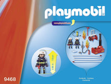 Load image into Gallery viewer, PLAYMOBIL 40 Piece Firefighters with Water Pump