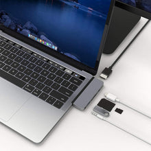 Load image into Gallery viewer, HyperDrive USBC Hub Adapter 6-in-1 Dongle with USB C PD Charging, 4K HDMI, USB 3.0, 3.5mm Headphone Jack, SD, Micro SD - Compatible with iPad Pro 2018