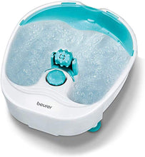 Load image into Gallery viewer, Beurer FB21 Luxury Bubble Foot Bath Spa, Water Tempering, Relaxing Vibration Massage and Bubble with Pedicure Attachments, portable foot soaking tub to use before pedicure, foot reflex zone massage