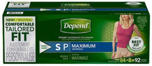 Load image into Gallery viewer, Depend Fit-Flex Small Maximum Absorbency Underwear for Women, 92 ct.