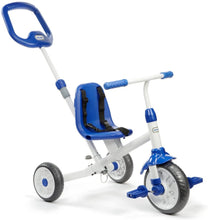 Load image into Gallery viewer, Little Tikes Ride 'N Learn 3-in-1 Trike, Blue