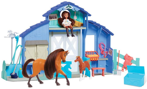 DreamWorks Spirit Riding Free Spirit & Lucky Grooming Paddock, Multi-Color