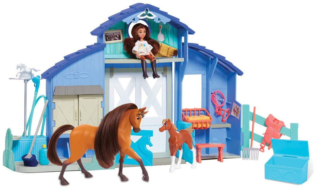 DreamWorks Spirit Riding Free Spirit & Lucky Grooming Paddock, Multi-Color