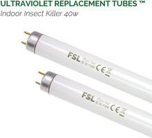 Load image into Gallery viewer, ASPECTEK Ultraviolet Tube 20W 2-Pack, Replacement UV Lightbulb Insect Killer 40W (20W Lightbulb 2Pack)