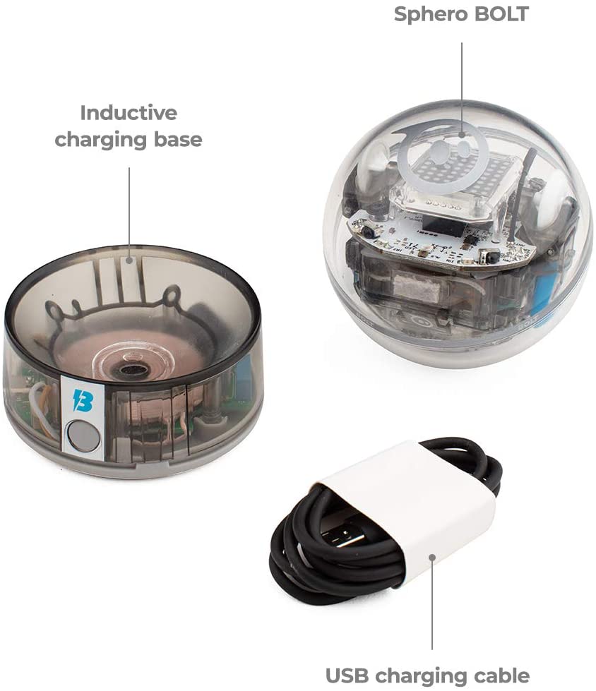 Sphero BOLT: App-Enabled Robot Ball with Programmable Sensors + LED Ma ...