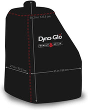 Load image into Gallery viewer, Dyna-Glo DG1176CSC Premium Vertical Offset Charcoal Smoker Grill Cover, Black