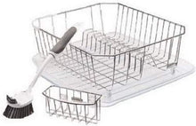Load image into Gallery viewer, Rubbermaid 4-Piece Dish Rack Sinkware Set, White