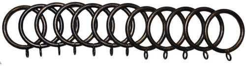 Antique Bronze Curtain Rod Rings