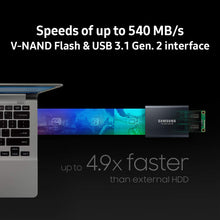 Load image into Gallery viewer, Samsung T5 Portable SSD - 500GB - USB 3.1 External SSD (MU-PA500B/AM)