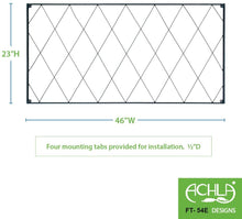 Load image into Gallery viewer, Achla Designs Oxfordshire Wall-Mounted Garden Trellis- 2 Pieces