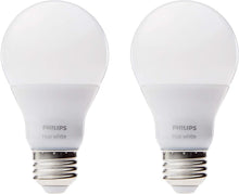 Load image into Gallery viewer, Philips 453100 A19 60W Equivalent Dimmable LED Smart Bulb, Soft White (Pack of 2)