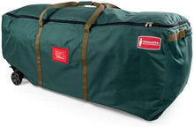 Load image into Gallery viewer, [Rolling Duffle Bag Tree Storage Bag] - Big Wheeled 9 Foot Christmas Tree Storage Bag for Artificial Trees up to 9 Feet Tall - Compression Straps to Secure Your Tree | Tree Keeper Big Wheel Duffle Bag