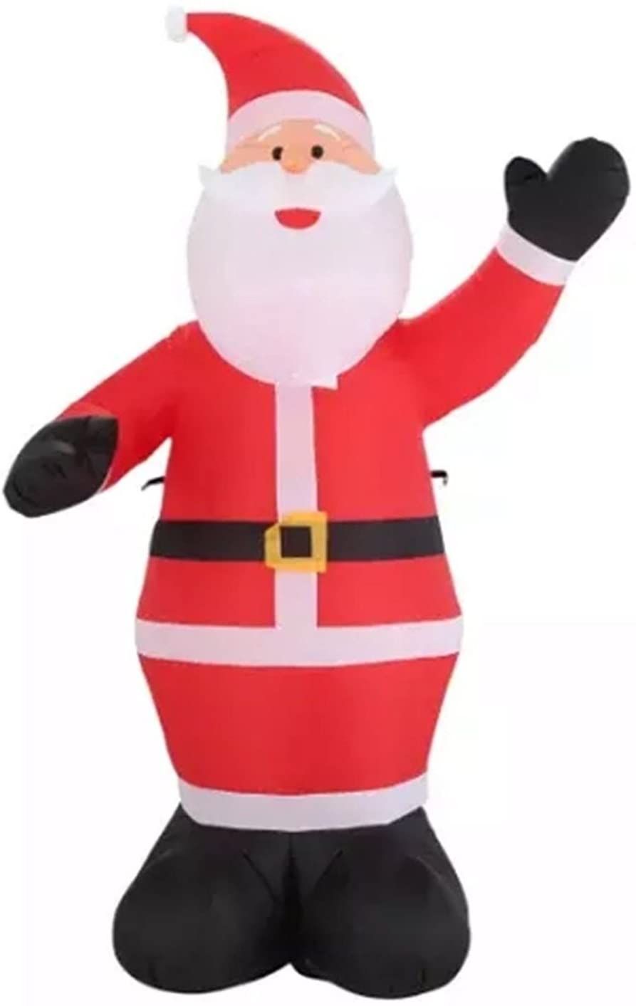 Holiday 9 ft Inflatable Waiving Santa Claus Inflatable Outdoor Yard Airblown