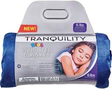 Load image into Gallery viewer, Tranquility. Kids Weighted Blanket ● Blue ● 6 lbs